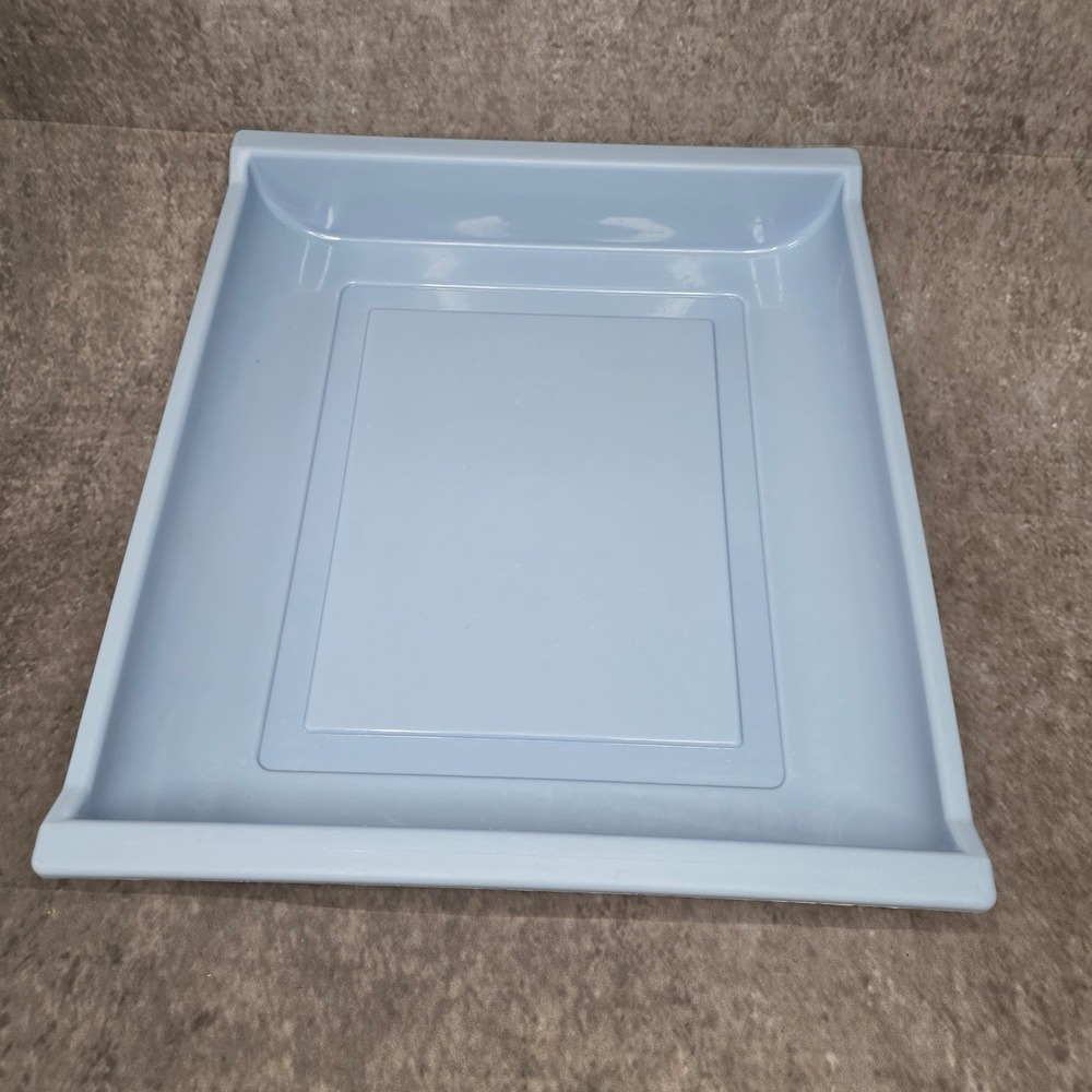 Vintage Rubbermaid Kitchen Sink Dish Drying Rack Drainer Tray Blue 215G